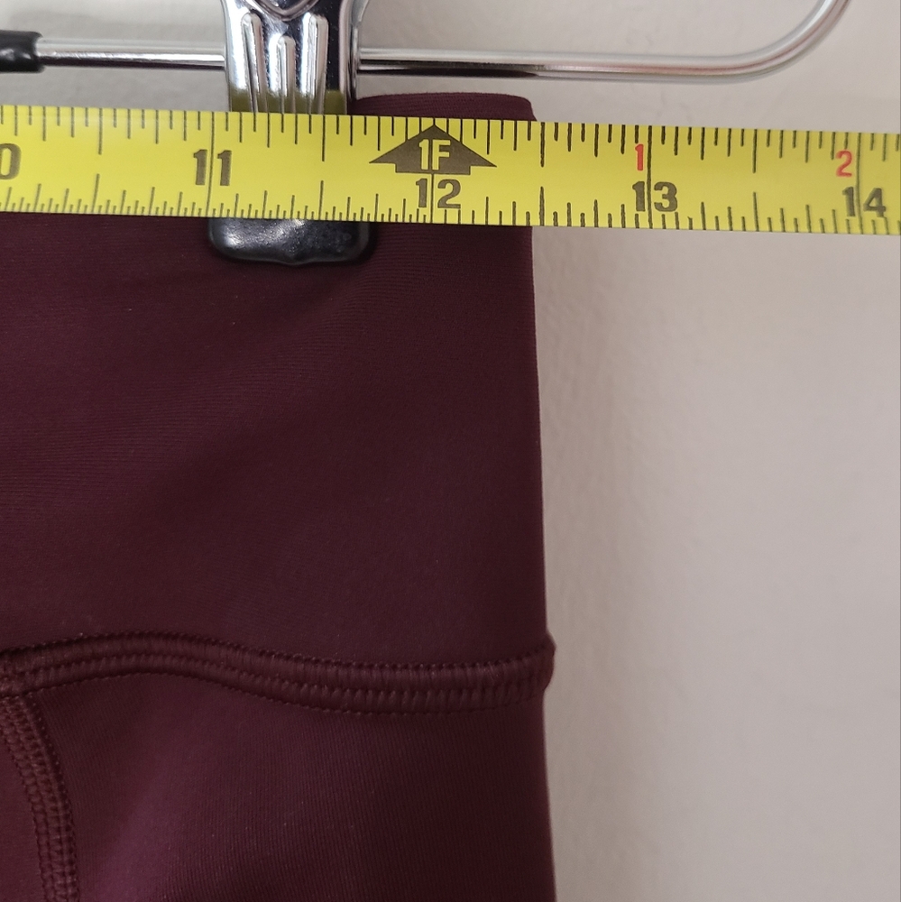 Lululemon Tight Stuff Tight II 25" Legging Deep Ruby Sz 4 - Picture 14 of 15